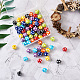 Cheriswelry 80Pcs 8 Colors Opaque Resin Beads RESI-CW0001-06B-5