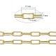 Brass Paperclip Chains CHC-G007-01G-4