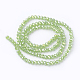 Electroplate Glass Beads Strands GLAA-F001-4x3mm-MAB-2