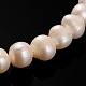 Natural Cultured Freshwater Pearl Beads Strands PEAR-E002-05-1