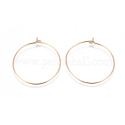 Фурнитура для сережек-колец из нержавеющей стали 304 STAS-F227-54D-G