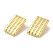 Латунь серьги EJEW-R162-13G