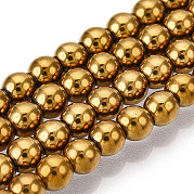 1strand класс немагнитного синтетический гематит бисер пряди X-G-S096-4mm-2
