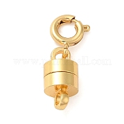 Латунные магнитные застежки с пружинными застежками KK-NH0002-15G