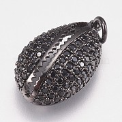 Латунные микро проложить кубического циркония подвески KK-I614-067B1