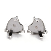 Серьги-гвоздики из нержавеющей стали 304 STAS-B004-08P-C