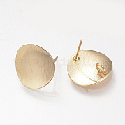 Brass Stud Earring Findings KK-T016-03G