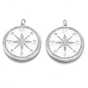 Латунные микро проложить кубического циркония подвески ZIRC-S061-169P-NF