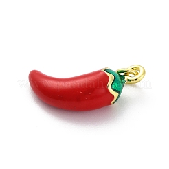 Ciondoli smaltato in ottone&nbsp;KK-U066-02A-G
