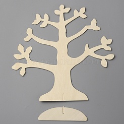 Unfertige 3D-Baumdekorationssets aus Holz&nbsp;DIY-WH0308-294