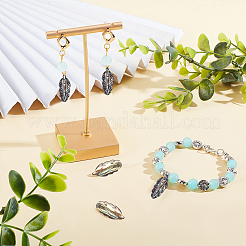 6 Stück Anhänger aus natürlicher Paua-Muschel&nbsp;FIND-AR0002-18