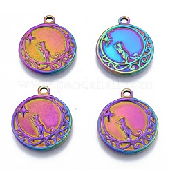Pendentifs en acier inoxydable avec placage ionique (IP) 201&nbsp;STAS-N098-188M