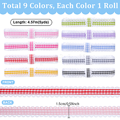 45 yarda de cintas de poliéster de 9 colores&nbsp;OCOR-PH0008-11
