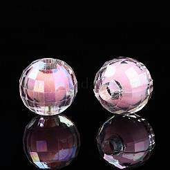 Abalorios de acrílico transparentes&nbsp;X-TACR-N011-006B-03
