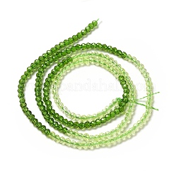 Fili di perle di vetro trasparenti 2 colori&nbsp;GLAA-G093-01M