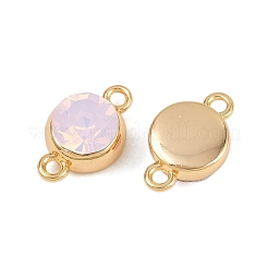 Ciondoli connettore in ottone con pavé di zirconi cubici&nbsp;KK-H078-06G-03