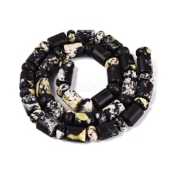 Fili di perle naturali di turchese giallo (diaspro)&nbsp;G-Q616-09A