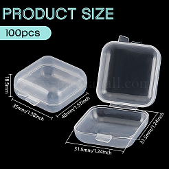 Transparente Kunststoffbox&nbsp;CON-WH0085-93