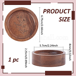 Holzplatte zur Präsentation von Fingerringen&nbsp;RDIS-WH0007-10