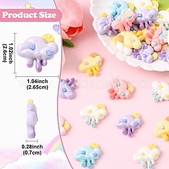 20 Stück undurchsichtige Harz-Decoden-Cabochons&nbsp;CRES-YW0002-64