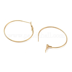 Boucles d'oreilles créoles en acier inoxydable 304&nbsp;SA-CBABC0F-02G