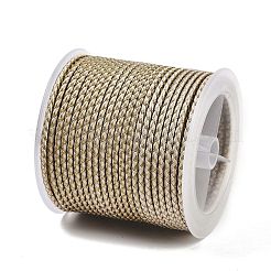 Cordon tressé en polyester de 11 m avec âme en coton et fil métallique&nbsp;OCOR-Z006-01-19