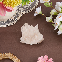 Adornos de racimo de cristal de cuarzo natural&nbsp;DJEW-PA0001-08