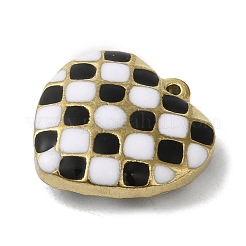 Pendentifs en acier inoxydable 304 émaillés&nbsp;STAS-E216-02G-01
