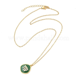 Collar con colgante de constelación de circonita cúbica micropavé de acero inoxidable 304&nbsp;NJEW-R021-01G-08
