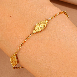 Gliederarmbänder aus 304 Edelstahl&nbsp;WG31B8D-01