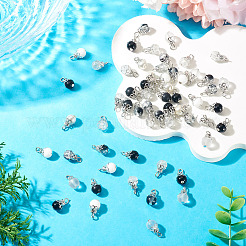100 pendentif en verre de styles variés&nbsp;PALLOY-TADJ00009
