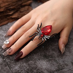 Legierung mit Strass-Fingerringen&nbsp;FS-WGD099A-04