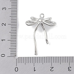 Messing micro pave klare zirkonia anhänger&nbsp;KK-U008-03A-P