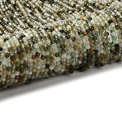 Chapelets de perles en quartz rutile vert naturel&nbsp;G-RM2025-A14-3mm-A