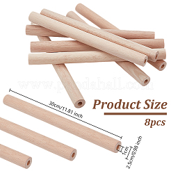 Tuyau en bois et caoutchouc&nbsp;WOOD-WH0051-03B