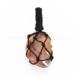 Pierre naturelle et synthétique gros pendentifs&nbsp;G-S299-152