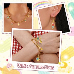 9pcs 9 styles de pendentifs en émail en alliage&nbsp;FIND-CJ0005-17