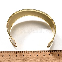Brazaletes de latón chapado en rack&nbsp;BJEW-A137-02G