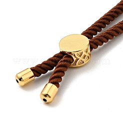 Pulseras deslizantes de cuerda de Milán retorcidas a medio terminar&nbsp;FIND-G032-01G-18