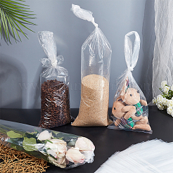 Rechteckige Aufbewahrungsbeutel aus Kunststofffolie&nbsp;LS-ABAG-WH0038-46