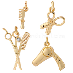 Ciondoli in ottone 8 pz 4 stili&nbsp;KK-BBC0023-02A