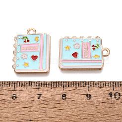 Pendentifs d'émail en alliage&nbsp;ENAM-Q004-01KCG-23