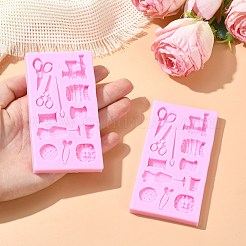 2 Stück Silikon-Schokoladenformen mit Nähmotiv zum Selberbacken&nbsp;ST-CJ0007-56