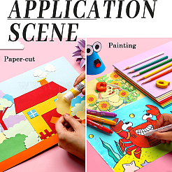 50 cartulina de papel artesanal tamaño A4&nbsp;DIY-SP0003-11C
