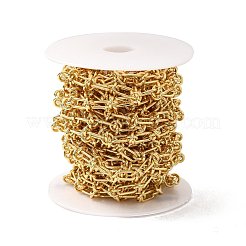 Zahnstangenplattierung aus Messing mit ovalen und Knotengliedketten&nbsp;CHC-I040-06G
