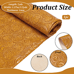 Blumenmuster PVC-Lederstoff&nbsp;DIY-NB0015-59C