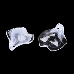 Pendentifs en acrylique opaque plaqué couleur AB&nbsp;OACR-Q197-20F