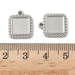 Pendentifs cabochons en acier inoxydable 304&nbsp;STAS-D127-01P