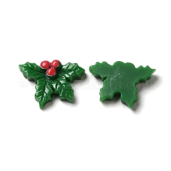 Weihnachtliche Cabochons aus undurchsichtigem Harz&nbsp;X-RESI-K019-39