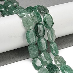 Natürliche grüne Erdbeere Quarzperlen Stränge&nbsp;G-P544-B02-01
